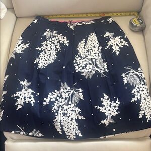 Boden Blue and White Bubble A-line Skirt 100% cotton Size 14